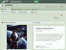 Tablet Screenshot of flashflores2.deviantart.com