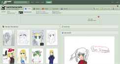 Desktop Screenshot of kamichama-katie.deviantart.com