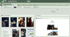 Desktop Screenshot of billythesnake.deviantart.com