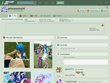 Tablet Screenshot of princesschuchi.deviantart.com