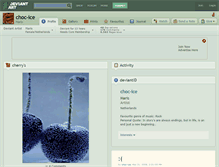 Tablet Screenshot of choc-ice.deviantart.com