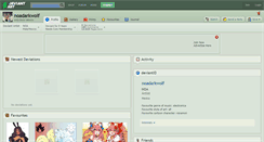 Desktop Screenshot of noadarkwolf.deviantart.com