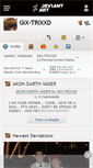 Mobile Screenshot of gix-trixxd.deviantart.com
