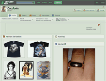 Tablet Screenshot of cacofonia.deviantart.com