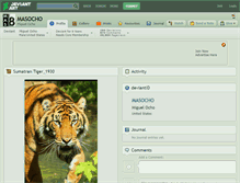 Tablet Screenshot of masocho.deviantart.com