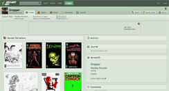Desktop Screenshot of gropper.deviantart.com