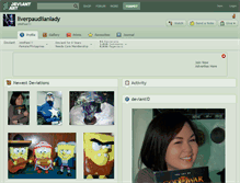Tablet Screenshot of liverpaudlianlady.deviantart.com