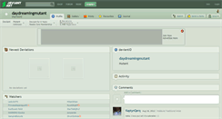Desktop Screenshot of daydreamingmutant.deviantart.com