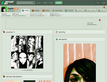 Tablet Screenshot of kasie.deviantart.com