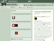 Tablet Screenshot of martyna-fanclub.deviantart.com