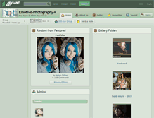 Tablet Screenshot of emotive-photography.deviantart.com