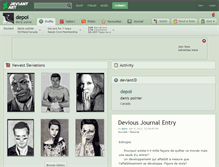 Tablet Screenshot of depoi.deviantart.com