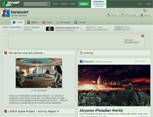 Tablet Screenshot of dorianoart.deviantart.com