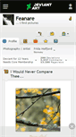 Mobile Screenshot of feanare.deviantart.com