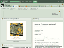 Tablet Screenshot of feanare.deviantart.com