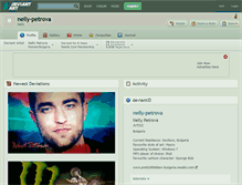 Tablet Screenshot of nelly-petrova.deviantart.com