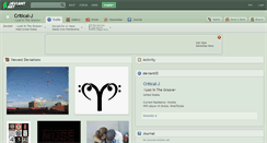 Desktop Screenshot of critical-j.deviantart.com