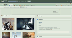 Desktop Screenshot of celvec.deviantart.com