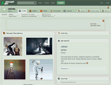 Tablet Screenshot of celvec.deviantart.com