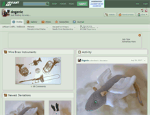 Tablet Screenshot of doganie.deviantart.com