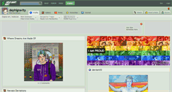 Desktop Screenshot of dephigravity.deviantart.com