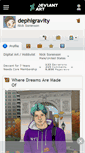 Mobile Screenshot of dephigravity.deviantart.com