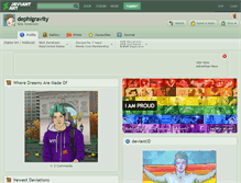 Tablet Screenshot of dephigravity.deviantart.com