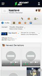 Mobile Screenshot of kaaslave.deviantart.com
