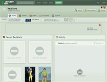 Tablet Screenshot of kaaslave.deviantart.com