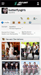 Mobile Screenshot of butterflysgirls.deviantart.com