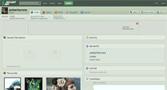 Desktop Screenshot of amberherrera.deviantart.com