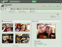 Tablet Screenshot of fujiwara38.deviantart.com