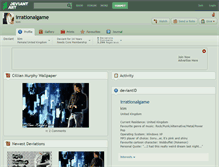 Tablet Screenshot of irrationalgame.deviantart.com