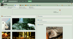 Desktop Screenshot of kiode.deviantart.com