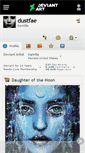 Mobile Screenshot of dustfae.deviantart.com