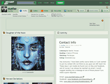 Tablet Screenshot of dustfae.deviantart.com