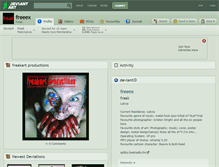 Tablet Screenshot of freeex.deviantart.com
