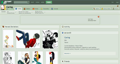 Desktop Screenshot of caving.deviantart.com