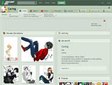 Tablet Screenshot of caving.deviantart.com