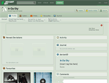 Tablet Screenshot of in-da-sky.deviantart.com