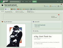 Tablet Screenshot of four-eyed-samurai.deviantart.com