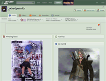 Tablet Screenshot of locke-lyesmith.deviantart.com