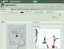 Tablet Screenshot of dragongoddess62.deviantart.com