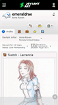 Mobile Screenshot of emeraldrae.deviantart.com