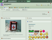 Tablet Screenshot of meleemasterx.deviantart.com