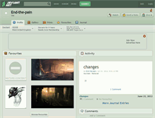 Tablet Screenshot of end-the-pain.deviantart.com