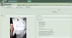 Desktop Screenshot of fashion-toast.deviantart.com