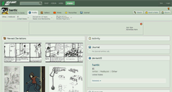 Desktop Screenshot of bantic.deviantart.com