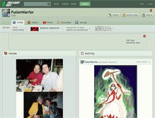 Tablet Screenshot of fusionwarrior.deviantart.com
