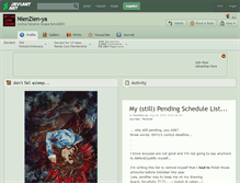 Tablet Screenshot of nienzien-ya.deviantart.com